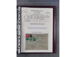 HYPERINFLATION: 1945/46, magnificent award-winning exhibit collection consisting of ca. 165 covers and parcel cards, showing 