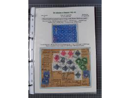 HYPERINFLATION: 1945/46, magnificent award-winning exhibit collection consisting of ca. 165 covers and parcel cards, showing 