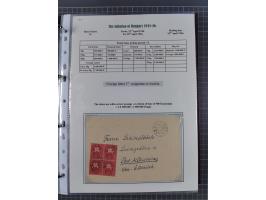 HYPERINFLATION: 1945/46, magnificent award-winning exhibit collection consisting of ca. 165 covers and parcel cards, showing 