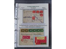 HYPERINFLATION: 1945/46, magnificent award-winning exhibit collection consisting of ca. 165 covers and parcel cards, showing 