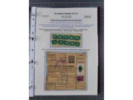 HYPERINFLATION: 1945/46, magnificent award-winning exhibit collection consisting of ca. 165 covers and parcel cards, showing 