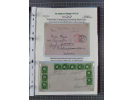 HYPERINFLATION: 1945/46, magnificent award-winning exhibit collection consisting of ca. 165 covers and parcel cards, showing 