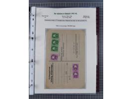 HYPERINFLATION: 1945/46, magnificent award-winning exhibit collection consisting of ca. 165 covers and parcel cards, showing 