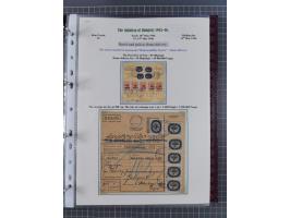 HYPERINFLATION: 1945/46, magnificent award-winning exhibit collection consisting of ca. 165 covers and parcel cards, showing 