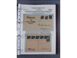 HYPERINFLATION: 1945/46, magnificent award-winning exhibit collection consisting of ca. 165 covers and parcel cards, showing 