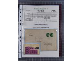 HYPERINFLATION: 1945/46, magnificent award-winning exhibit collection consisting of ca. 165 covers and parcel cards, showing 