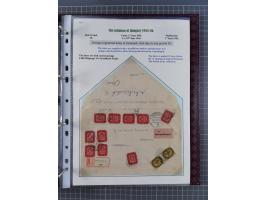 HYPERINFLATION: 1945/46, magnificent award-winning exhibit collection consisting of ca. 165 covers and parcel cards, showing 