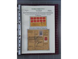 HYPERINFLATION: 1945/46, magnificent award-winning exhibit collection consisting of ca. 165 covers and parcel cards, showing 