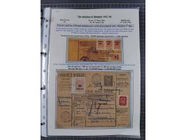HYPERINFLATION: 1945/46, magnificent award-winning exhibit collection consisting of ca. 165 covers and parcel cards, showing 
