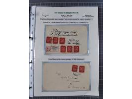 HYPERINFLATION: 1945/46, magnificent award-winning exhibit collection consisting of ca. 165 covers and parcel cards, showing 