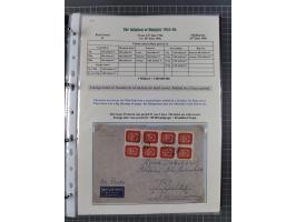 HYPERINFLATION: 1945/46, magnificent award-winning exhibit collection consisting of ca. 165 covers and parcel cards, showing 