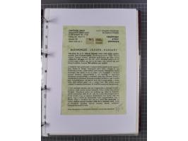 HYPERINFLATION: 1945/46, magnificent award-winning exhibit collection consisting of ca. 165 covers and parcel cards, showing 