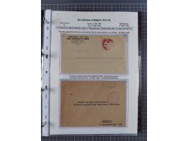 HYPERINFLATION: 1945/46, magnificent award-winning exhibit collection consisting of ca. 165 covers and parcel cards, showing 