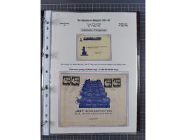 HYPERINFLATION: 1945/46, magnificent award-winning exhibit collection consisting of ca. 165 covers and parcel cards, showing 