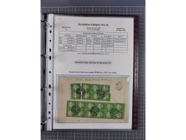 HYPERINFLATION: 1945/46, magnificent award-winning exhibit collection consisting of ca. 165 covers and parcel cards, showing 