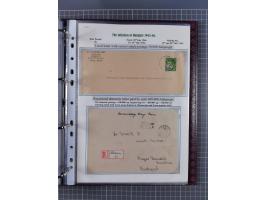 HYPERINFLATION: 1945/46, magnificent award-winning exhibit collection consisting of ca. 165 covers and parcel cards, showing 