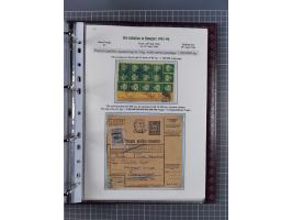 HYPERINFLATION: 1945/46, magnificent award-winning exhibit collection consisting of ca. 165 covers and parcel cards, showing 