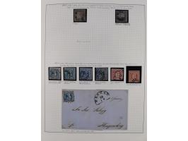 1849/1920, gestempelte Sammlung mit vielen signierten Werten, dabei u.a. Mi.1Ia (Stempel nicht prüfbar, Befund Brettl), 1IIa 