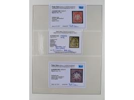 1849/1920, gestempelte Sammlung mit vielen signierten Werten, dabei u.a. Mi.1Ia (Stempel nicht prüfbar, Befund Brettl), 1IIa 