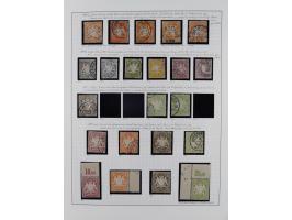 1849/1920, gestempelte Sammlung mit vielen signierten Werten, dabei u.a. Mi.1Ia (Stempel nicht prüfbar, Befund Brettl), 1IIa 