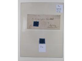 1852/65, gestempelte Sammlung mit vielen signierten Werten, dabei u.a. Mi. 1-3, 4, 5, 11 Briefe, dabei eine Farbfrankatur, et