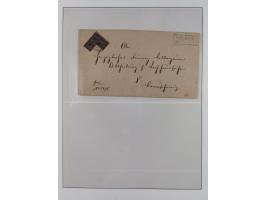 1852/65, gestempelte Sammlung mit vielen signierten Werten, dabei u.a. Mi. 1-3, 4, 5, 11 Briefe, dabei eine Farbfrankatur, et