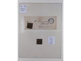 1852/65, gestempelte Sammlung mit vielen signierten Werten, dabei u.a. Mi. 1-3, 4, 5, 11 Briefe, dabei eine Farbfrankatur, et