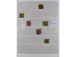 1852/65, gestempelte Sammlung mit vielen signierten Werten, dabei u.a. Mi. 1-3, 4, 5, 11 Briefe, dabei eine Farbfrankatur, et