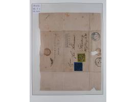 1852/65, gestempelte Sammlung mit vielen signierten Werten, dabei u.a. Mi. 1-3, 4, 5, 11 Briefe, dabei eine Farbfrankatur, et