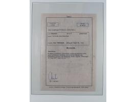 1855/67, gestempelte Sammlung mit vielen signierten Werten, dabei u.a. Mi. 1x und y, 3b, 9a-c, etc., einiges mit Befunden BPP