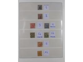 1859/67, gestempelte Sammlung mit 5 Briefen, dabei u.a. Mi. 5b (signiert Pfenninger mit Attest), 7 (Attest Jakubek), 8g (Atte