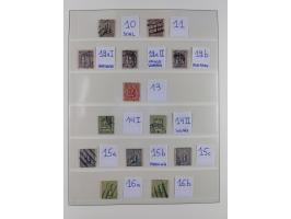 1859/67, gestempelte Sammlung mit 5 Briefen, dabei u.a. Mi. 5b (signiert Pfenninger mit Attest), 7 (Attest Jakubek), 8g (Atte