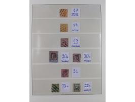 1859/67, gestempelte Sammlung mit 5 Briefen, dabei u.a. Mi. 5b (signiert Pfenninger mit Attest), 7 (Attest Jakubek), 8g (Atte