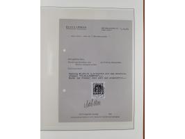 1859/67, gestempelte Sammlung mit 5 Briefen, dabei u.a. Mi. 5b (signiert Pfenninger mit Attest), 7 (Attest Jakubek), 8g (Atte