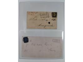 1850/67, gestempelte Sammlung mit 17 Briefen&nbsp;