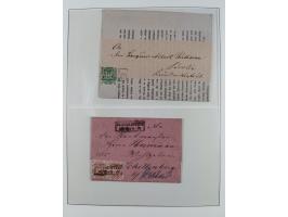 1850/67, gestempelte Sammlung mit 17 Briefen&nbsp;
