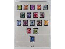 1945/90, ungebrauchte und postfrische Sammlung, oftmals komplett, dabei Bund/Berlin und DDR, DDR mit guten Dienstmarken inkl.