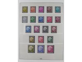 1945/90, ungebrauchte und postfrische Sammlung, oftmals komplett, dabei Bund/Berlin und DDR, DDR mit guten Dienstmarken inkl.