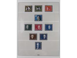 1945/90, ungebrauchte und postfrische Sammlung, oftmals komplett, dabei Bund/Berlin und DDR, DDR mit guten Dienstmarken inkl.