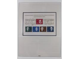 1945/90, ungebrauchte und postfrische Sammlung, oftmals komplett, dabei Bund/Berlin und DDR, DDR mit guten Dienstmarken inkl.
