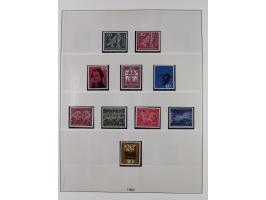 1945/90, ungebrauchte und postfrische Sammlung, oftmals komplett, dabei Bund/Berlin und DDR, DDR mit guten Dienstmarken inkl.