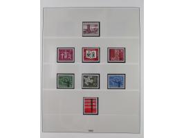 1945/90, ungebrauchte und postfrische Sammlung, oftmals komplett, dabei Bund/Berlin und DDR, DDR mit guten Dienstmarken inkl.
