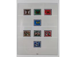 1945/90, ungebrauchte und postfrische Sammlung, oftmals komplett, dabei Bund/Berlin und DDR, DDR mit guten Dienstmarken inkl.