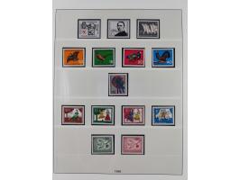 1945/90, ungebrauchte und postfrische Sammlung, oftmals komplett, dabei Bund/Berlin und DDR, DDR mit guten Dienstmarken inkl.
