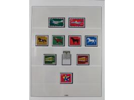 1945/90, ungebrauchte und postfrische Sammlung, oftmals komplett, dabei Bund/Berlin und DDR, DDR mit guten Dienstmarken inkl.