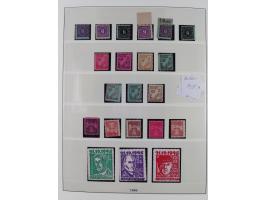 1945/90, ungebrauchte und postfrische Sammlung, oftmals komplett, dabei Bund/Berlin und DDR, DDR mit guten Dienstmarken inkl.