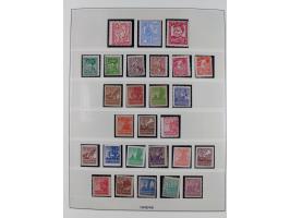 1945/90, ungebrauchte und postfrische Sammlung, oftmals komplett, dabei Bund/Berlin und DDR, DDR mit guten Dienstmarken inkl.