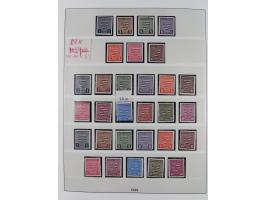 1945/90, ungebrauchte und postfrische Sammlung, oftmals komplett, dabei Bund/Berlin und DDR, DDR mit guten Dienstmarken inkl.