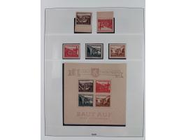 1945/90, ungebrauchte und postfrische Sammlung, oftmals komplett, dabei Bund/Berlin und DDR, DDR mit guten Dienstmarken inkl.