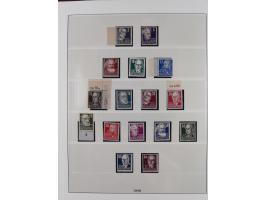 1945/90, ungebrauchte und postfrische Sammlung, oftmals komplett, dabei Bund/Berlin und DDR, DDR mit guten Dienstmarken inkl.